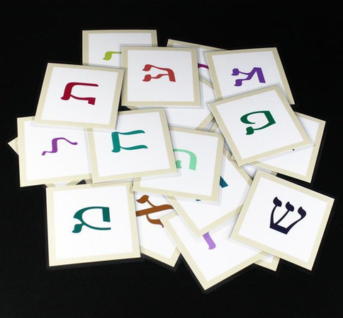 Yiran toy Hebräische Buchstaben Karteikarten Montessori Lernkarten
