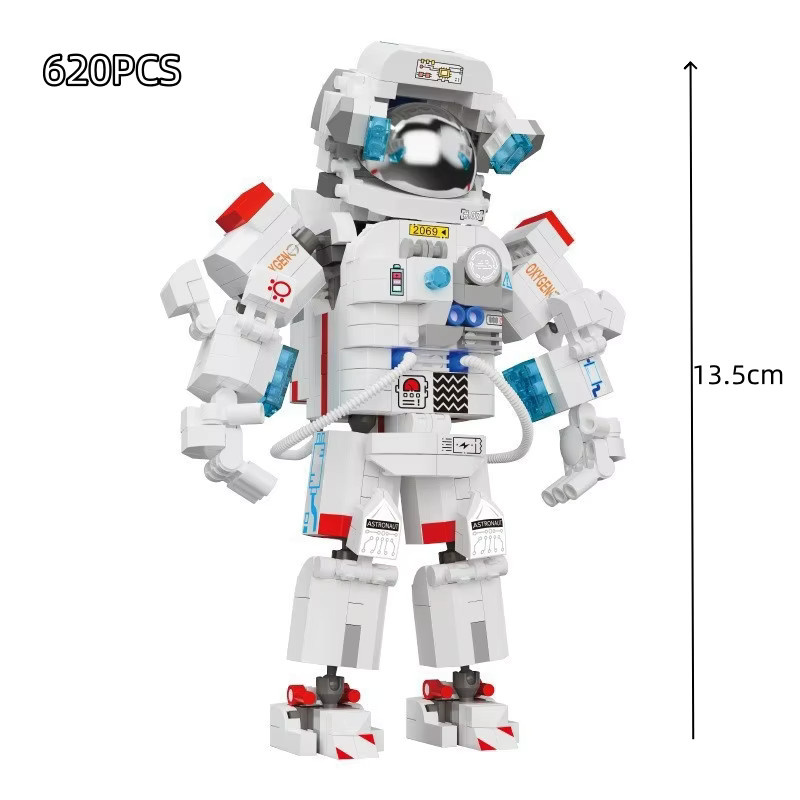 HOVFELER Astronaut Spaceman Space City Micro Bausteine, Weltraum - Bild 2