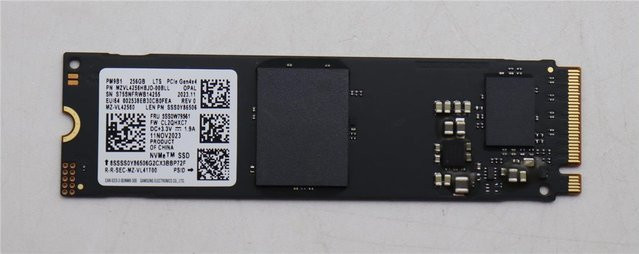 Lenovo SSD 256 GB M.2 PCIe in Schwarz (5SS0W79561) - Bild 1