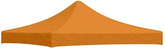 vidaXL Partyzelt-Dach für Faltpavillon in Orange, B/T: 300 x 300 cm, aus Polyester mit PVC-Beschichtung - Bild 1