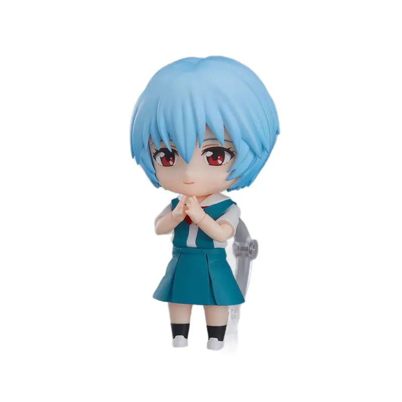 Bandai Rei Ayanami Neon Genesis Evangelion Q-Style Artikulierte Actionfigur mit Wechselgesicht, mehrfarbig - Bild 2