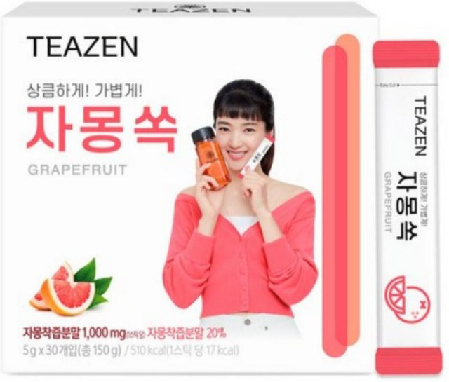 TEAZEN Kombucha Tee Grapefruit, Teebeutel, 30 Stück - Bild 1