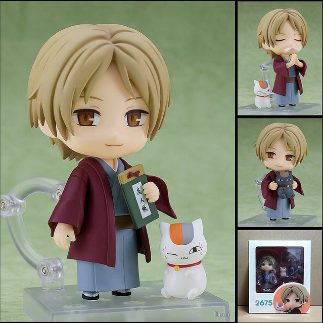 Bandai Natsume Yuujinchou Madara Katzenlehrer Actionfigur, Austauschbare Gesichter - Bild 1