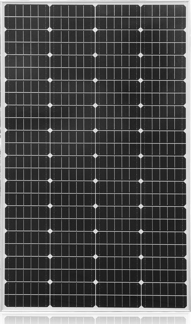 Boguang 2er Set Monokristalline Solarmodule 400W (2x 200W) 24.75V Glas Rigid Solar Panel Schwarz für Camping, Haus, Balkon, Wohnmobil und Boot - Bild 1