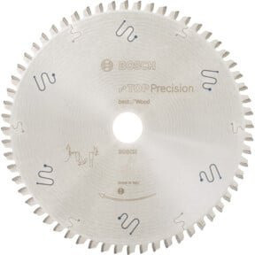 Bosch Hartmetall Kreissägeblatt Top Precision Best for Wood, Farbe: Silber, Durchmesser: 305 mm, Bohrung: 30,5 mm, Zähneanzahl: 72 - Bild 2