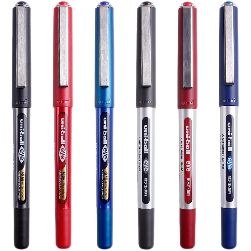 Mitsubishi Uni-Ball Eye UB-150 Gelstift, wasserfest, Farbe: Rot, Stiftstärke: 0,38/0,5 mm - Bild 4
