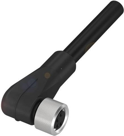 Balluff BCC02NJ Sensor-Aktor-Anschlussleitung mit gewinkeltem Buchsenanschluss, 4 Polzahl, schwarz, 5,00 m - Bild 1