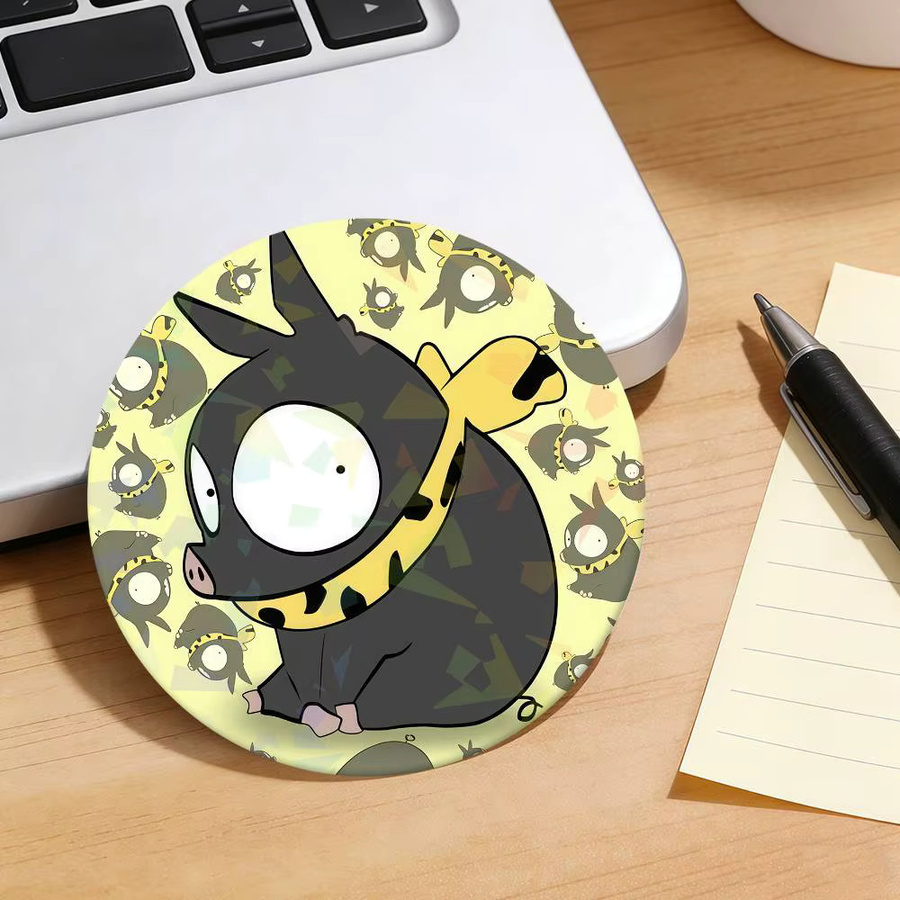 Brosche Kawaii R-Ranma P Chan Ryoga Pig, Bunt - Bild 3