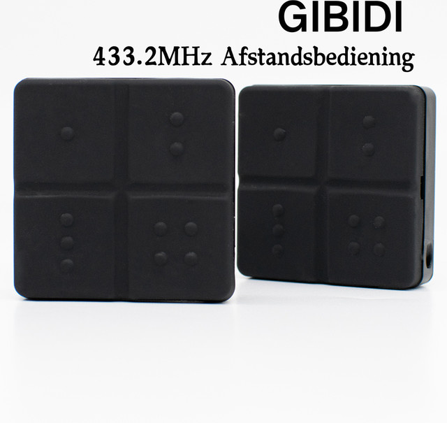 Gibidi Wood Domino Garagentor-Fernbedienung AU1600 AU1810 AU1610 AU01590 AU1680 Toröffner 433 MHz - Bild 1
