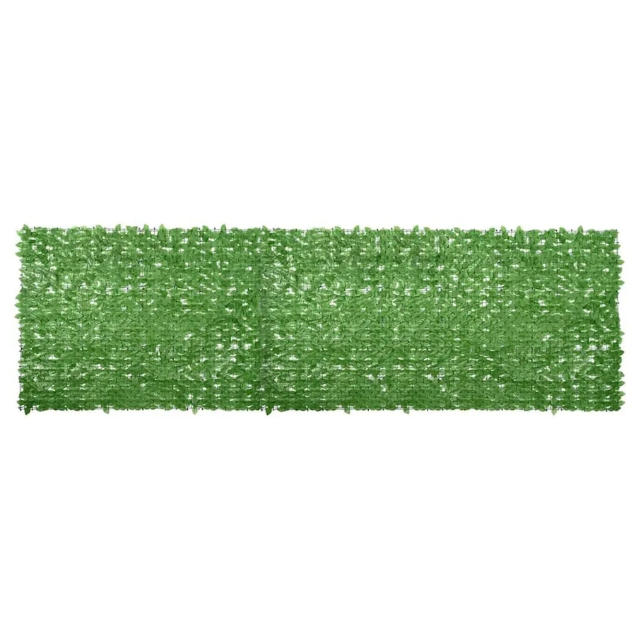 vidaXL Balkon-Sichtschutz künstliche Hecke in Grün, semi-transparent, B/H: 600 x 150 cm - Bild 2