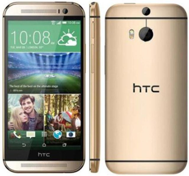 HTC M8 Smartphone Gold, Refurbished, 32GB ROM, 2GB RAM, 4G LTE, Android 5.0, Simlock Frei - Bild 1