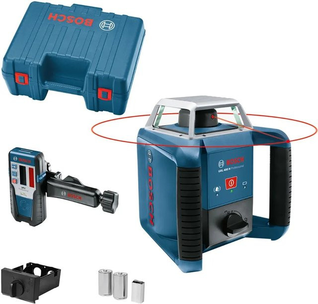Bosch Professional Rotationslaser GRL 400 H Set in Blau - Bild 1
