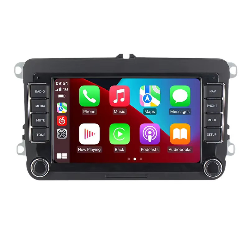 STRONGNAVI Android Carplay Multimedia Radio mit GPS für VW Passat B6 CC T5 Volkswagen Jetta Tiguan in Schwarz - Bild 3