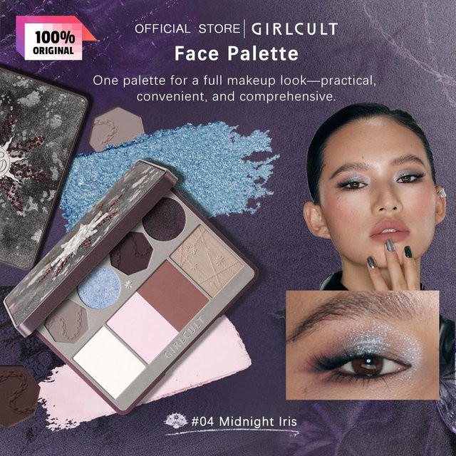 Girlcult Gesichtspalette Puder, gray, 13g - Bild 1