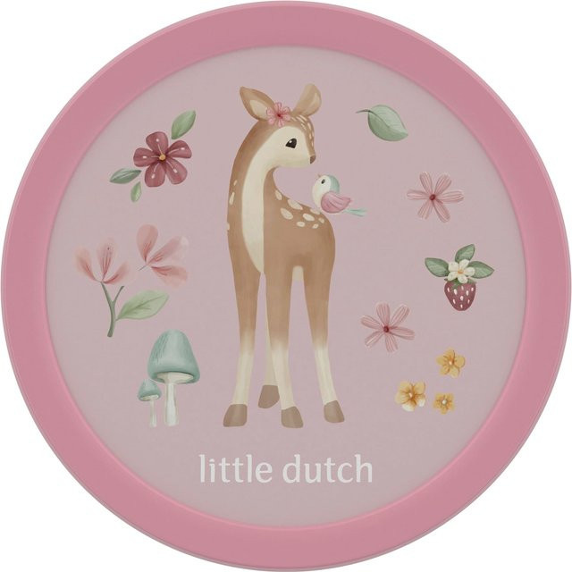 Mepal X Little Dutch Campus Fruchtbox Pink Multicolour mit Besteck, auslaufsicher und mikrowellengeeignet - Bild 1