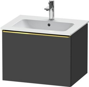 Duravit Waschtischunterschrank D-Neo grau, wandhängend, B: 61,0 cm, T: 46,2 cm, H: 44,0 cm - Bild 1