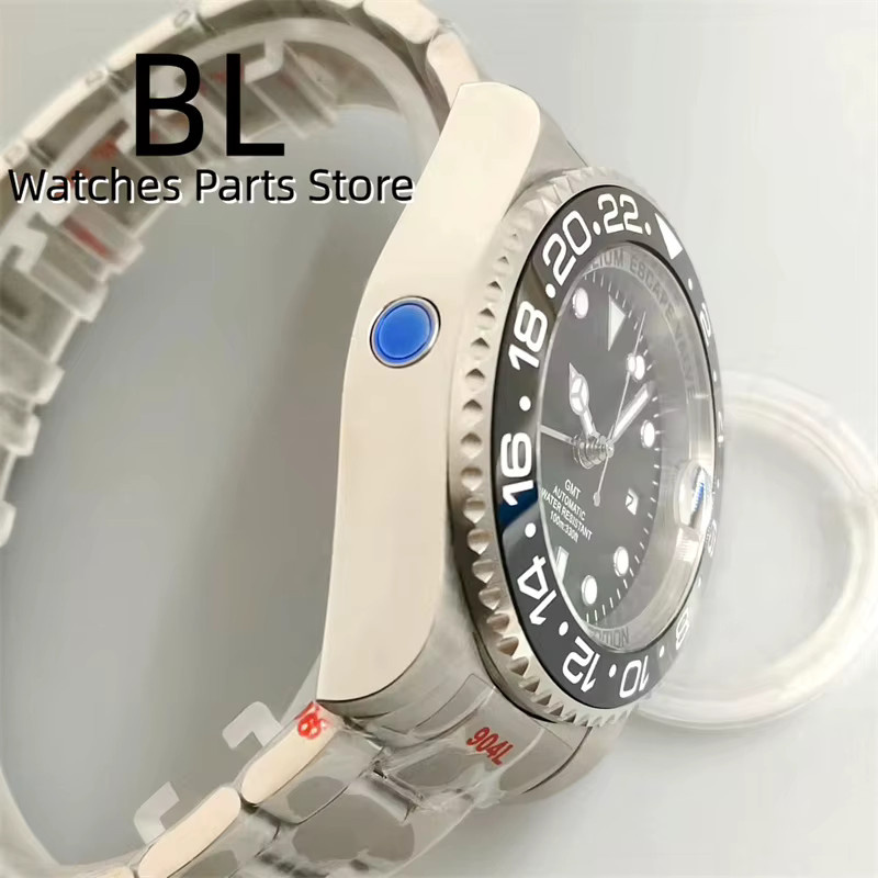 BLIGER Armbanduhr Automatik, Edelstahl, 43 mm, Schwarz, Herren - Bild 3