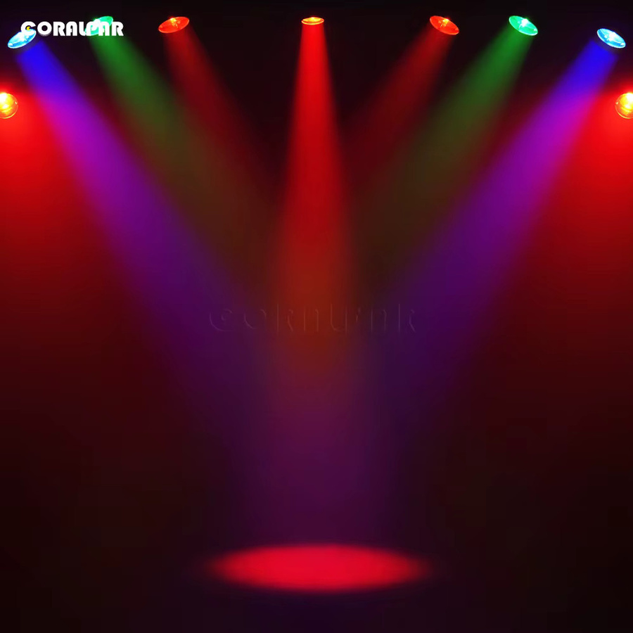 SHEHDS 300W LED RGBW 4in1 COB Par-Licht mit Zoom und Wash, IP65 wasserdicht, Schwarz - Bild 4
