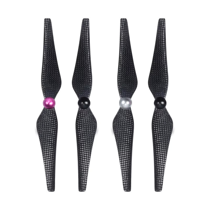 DJI Carbon Propeller 9443F Set in Schwarz und Silber für Phantom 2 und Phantom 3 Serie - Bild 1