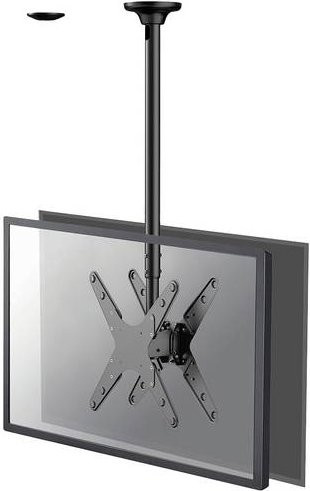 Neomounts Monitor-Deckenhalterung FPMA-C340DBLACK für 2 Displays von 81,3 cm bis 190,5 cm, Schwarz, neigbar und schwenkbar - Bild 1