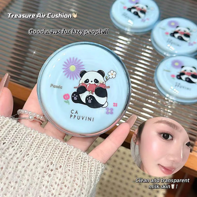 Cappuvini Concealer Air Cushion, Feuchtigkeitsspendende Creme-Cushion - Bild 3