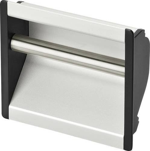 Rohde Schalengriff SG-20.100.A1 in Silber matt, Aluminium und Edelstahl, L: 10,0 cm, B: 1,95 cm, H: 0,9 cm - Bild 1