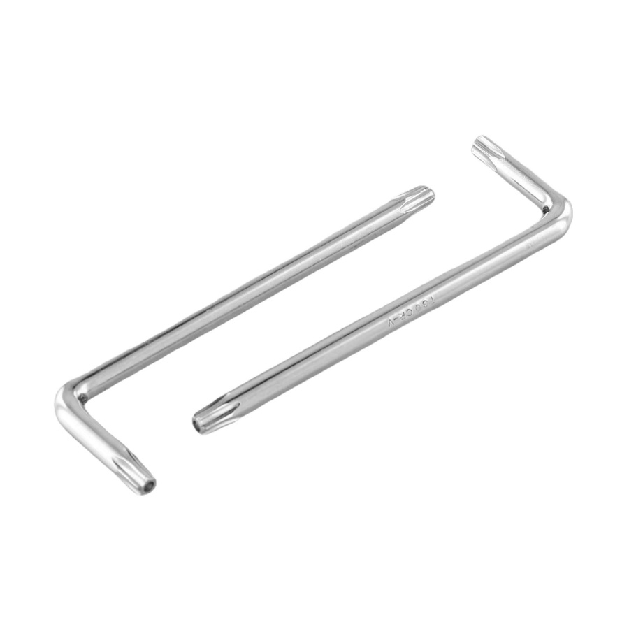 VIBRATITE 2er-Set Torx-Doppel-Ende Inbusschlüssel in Silber für Auto und Maschinen Reparatur, Größen T10/T15/T20/T25/T30 - Bild 2