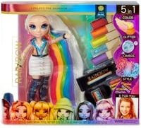 MGA Entertainment Rainbow Surprise Hair Play Puppe in Regenbogenfarben - Bild 1