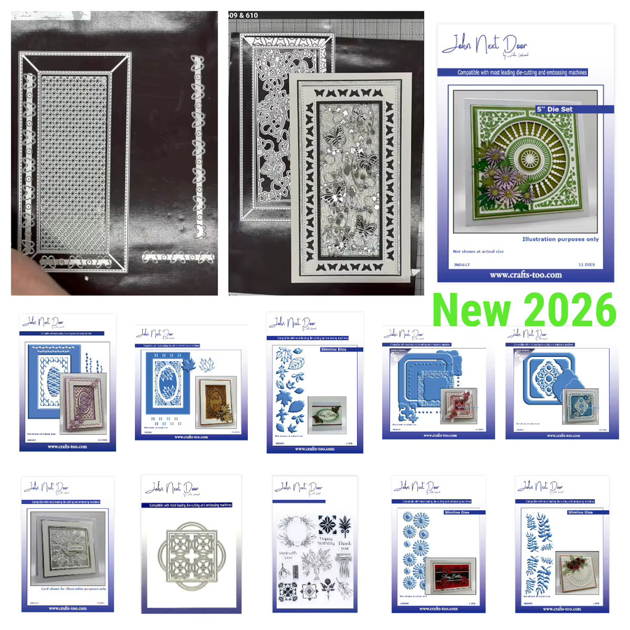 Metall-Schneidewerkzeug Set mit Schmetterlings-Stanzformen und DIY-Prägeschablonen für Scrapbooking in Silber - Bild 1