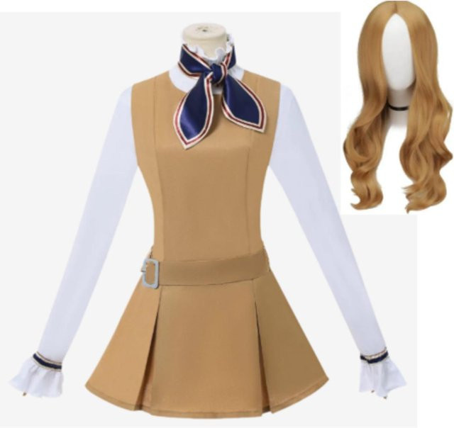 MINISO Cosplay-Kleid, Weiß, Bunt / Mehrfarbig, Plüsch / Textil, Unisex - Bild 1