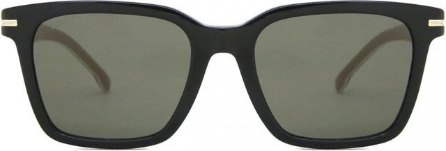 Hugo Boss 1540/F/SK Sonnenbrille, Vollrand, Quadratisch, Acetat, Herren, schwarz, grau - Bild 2