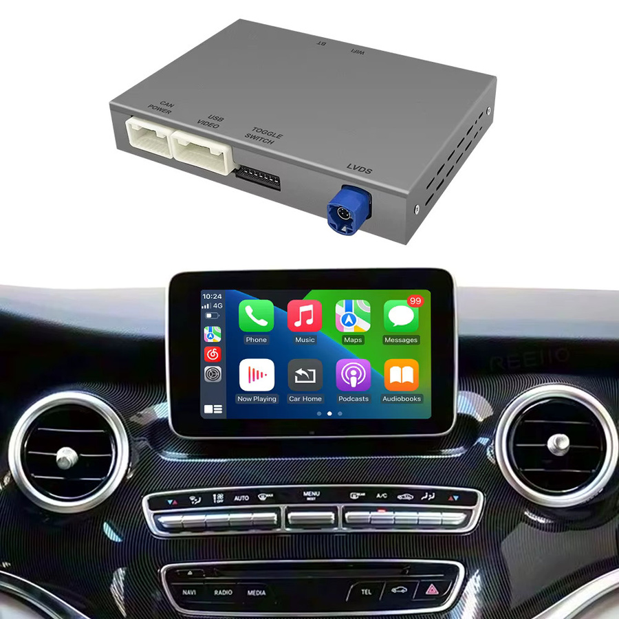 Wireless CarPlay und Android Auto Interface für Mercedes Benz V-Klasse W447 (2014–2018), Vito und Viano mit NTG5.0, Farbe: Schwarz - Bild 5