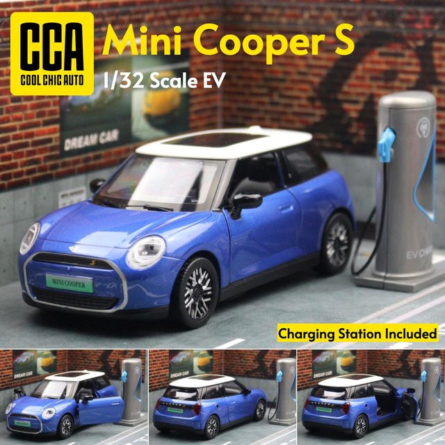 Linyi toy car Mini Cooper S Ev Spielzeugauto Modell, 1:32, Metall, mit Licht und Sound, ab 14 Jahren - Bild 1