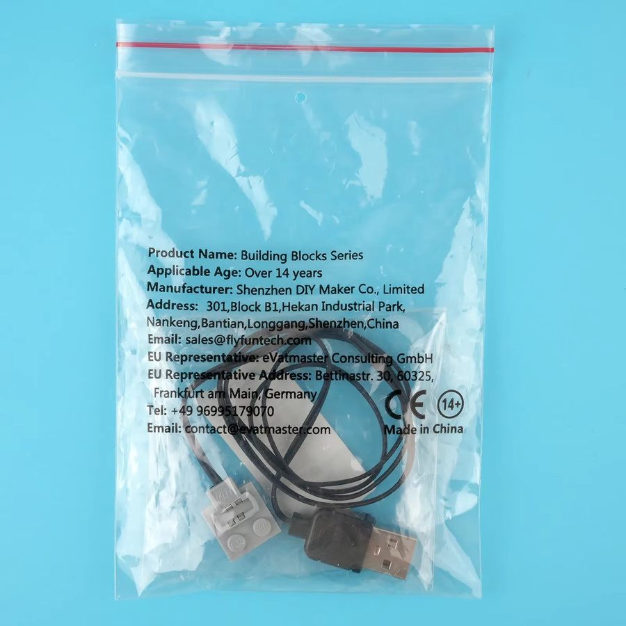 DIYmall USB-C Stromversorgungskabel 5-9V, 1m, Schwarz, kompatibel mit 9686 8883 Dual-Modus - Bild 2