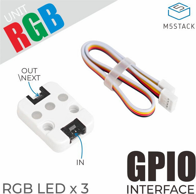 M5Stack RGB LED-Einheit SK6812 in Multicolour und Weiß - Bild 1