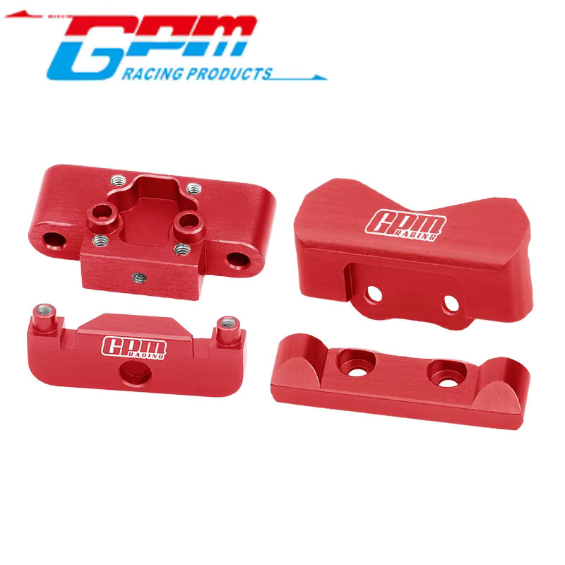 GPM Vorderer Schlosskopf und hintere Pin-Halter, Zubehör, Metall, Rot - Bild 1