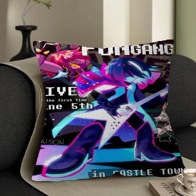 Deltarune Anime Kissenbezug Dekorative Kissenhülle Multicolour B/B/H: 35 x 35 x 0 cm - Bild 1