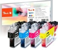Brother Tinte Spar Pack PI500-252 Inkjet Patronen Set in Schwarz, Cyan, Pink und Gelb - Bild 1
