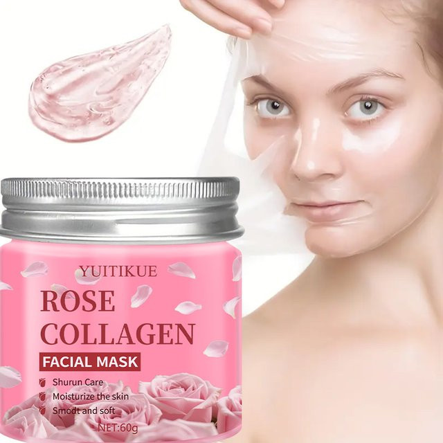YUITIKU Rosen-Kollagen Gesichtsmaske mit Kollagen - Bild 1