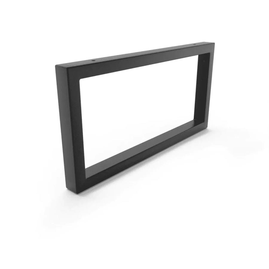 HEVVA Waschtischhalterung RHEIN Schwarz Matt Wandmontage Höhe: 20 cm, Tiefe: 40 cm - Bild 2