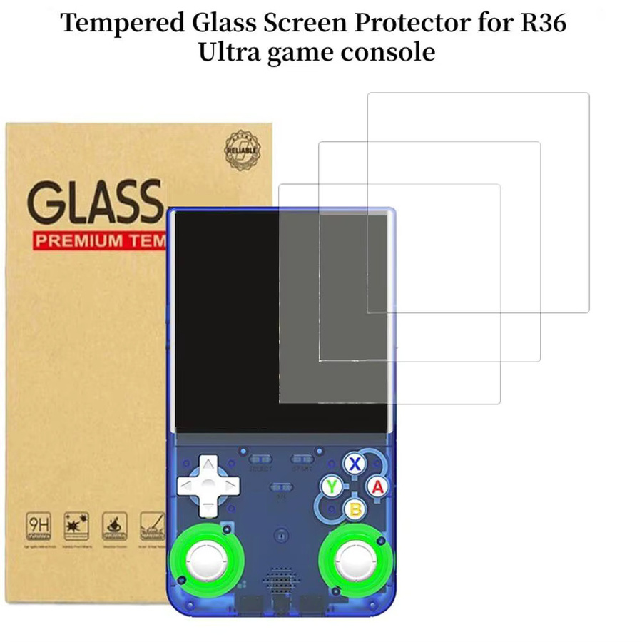 Hochwertige Schutzfolie für die R36 Ultra Gaming Konsole, transparent, gehärteter HD-Bildschirm Schutzfilm - Bild 5