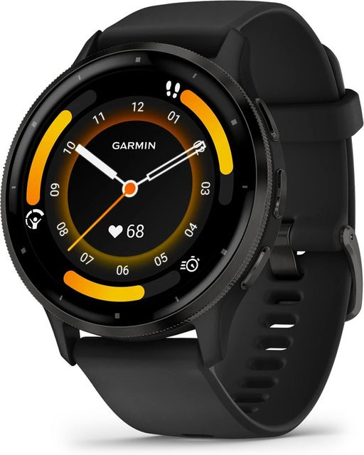 Garmin Smartwatch, Schwarz, 45 mm, Unisex - Bild 2