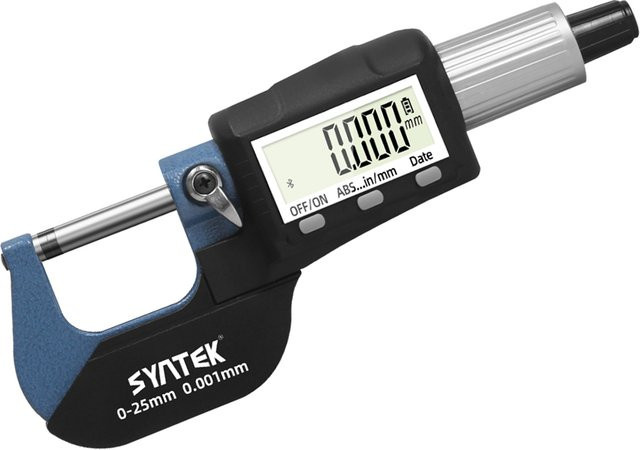 Syntek Digital-Mikrometer mit Bluetooth und hoher Präzision 0,001 mm, Messbereich 0-75 mm - Bild 1