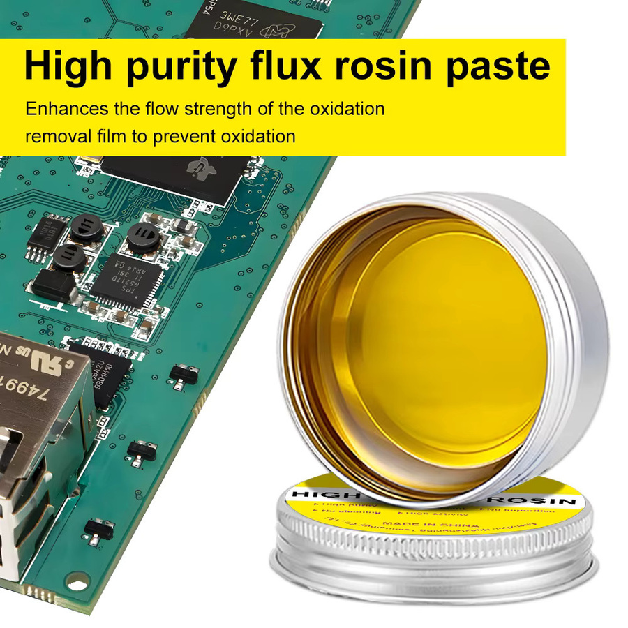 HAOXPNG Hochreines Kolophonium als Reparaturflussmittel für PCB BGA und elektronische Werkzeuge - Bild 2