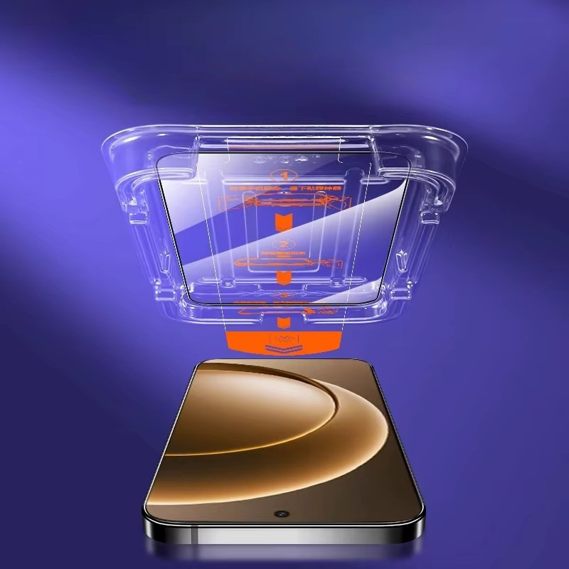 OnePlus 15 und 1+ Ace 6 Displayschutzfolie aus 9H HD Glas mit einfachem Installationswerkzeug, transparent und kratzfest - Bild 3