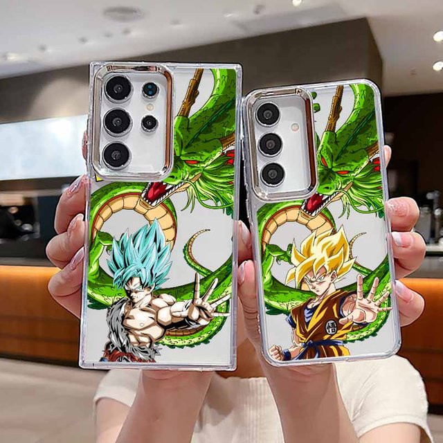 Transparente Dragon Ball Anime Handyhülle für Samsung Galaxy S26 S25 S24 S23 S22 S21 S20 FE Ultra Plus und Edge - Bild 1