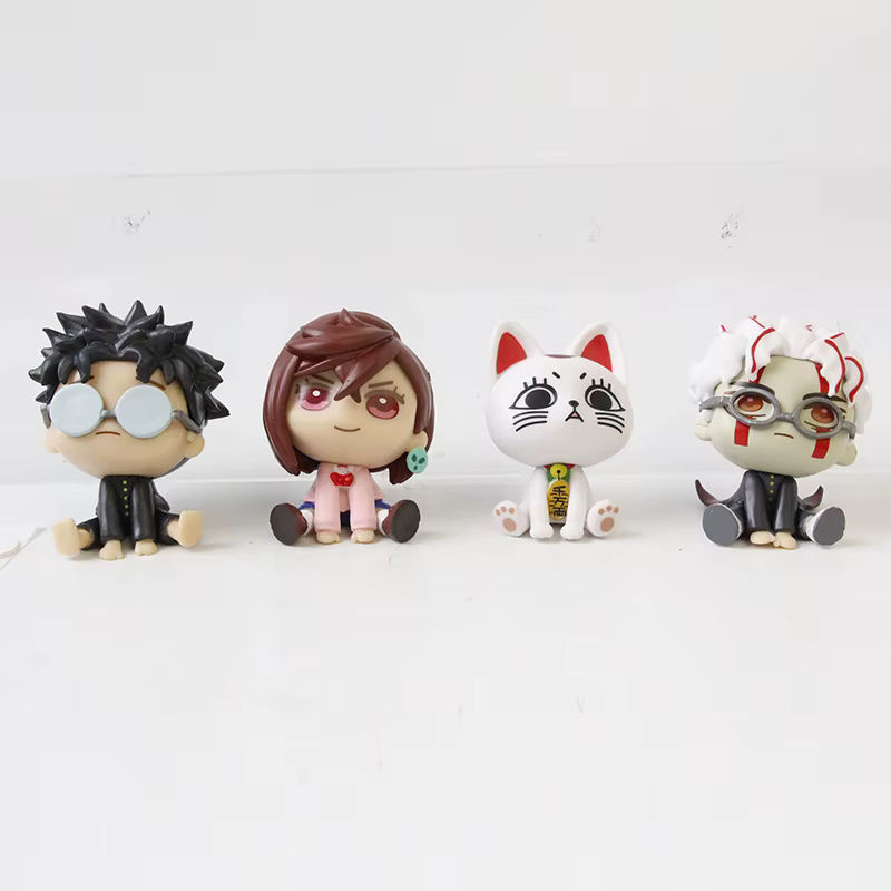 4-teiliges DanDadan Anime Actionfiguren-Set von Bandai, mehrfarbige PVC-Figuren von Momo Ayase und Okarun zur Dekoration - Bild 2