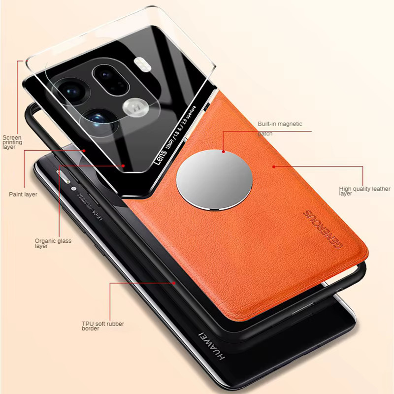 Magnetische Saugnapfhalterung Foohly für OPPO Find X9 Pro Schutzhülle in Blau - Bild 5
