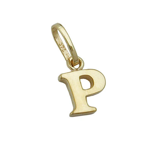 Colfem Anhänger Buchstabe P, 375 Gold, Unisex - Bild 1