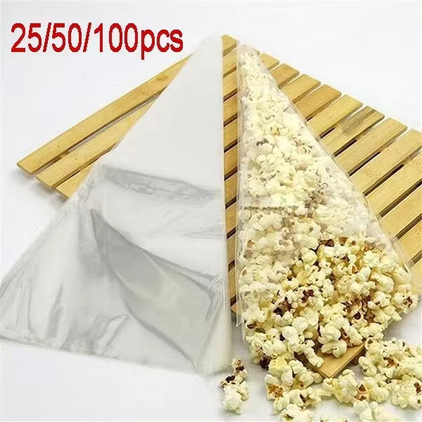 Transparente Zellophan Verpackungsbeutel aus Kunststoff für Weihnachtsgeschenke, Hochzeiten, Partys und Halloween - Bild 2